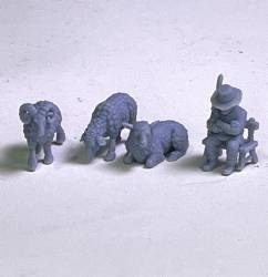 Sleeping Shepherd & sheep